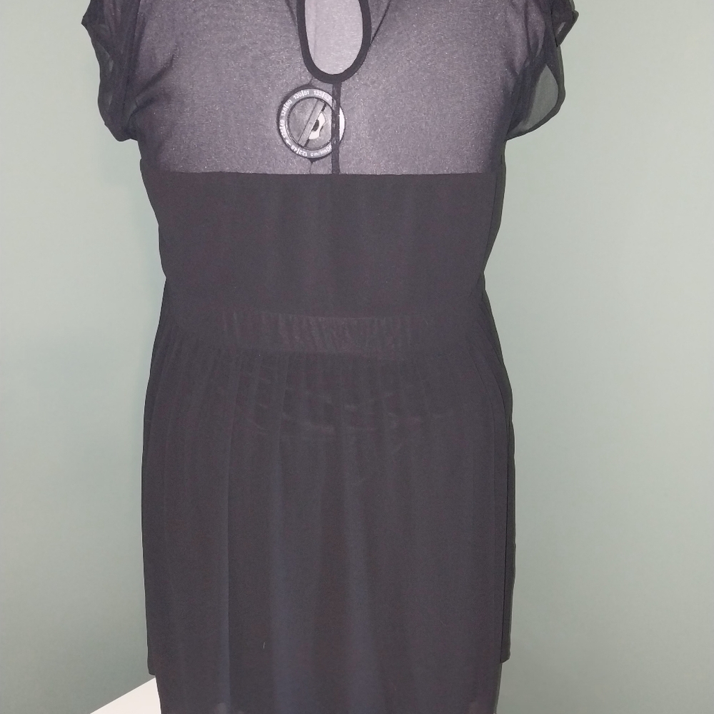 Torrid Floral Mesh Embroidered Illusion Special Occasion Dress- Size 26 - Picture 5 of 6